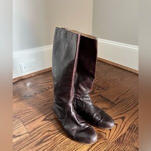 Frye Juliana brown pull on boot - size 11 - recently resoled